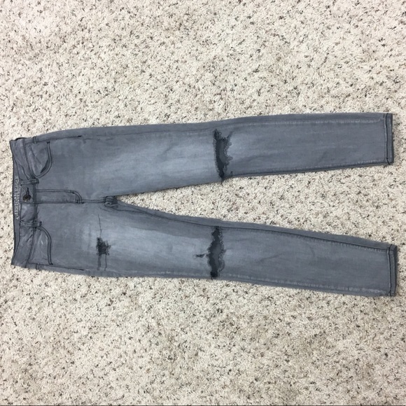 American Eagle Outfitters Pants - Grey Ripped Jeans